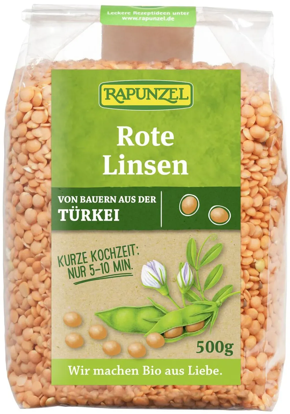 Rapunzel Bio Rote Linsen