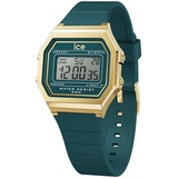 ICE-Watch - ICE digit retro Verdigris - Blaue Damenuhr mit Plastikarmband - 022069 (Small)