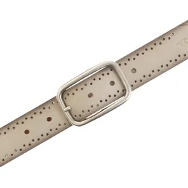 Mustang Damengürtel Leder 3,5 cm beige 75