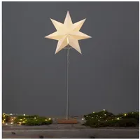 Star Trading Papierstern Tott 80 cm Weiß/Braun