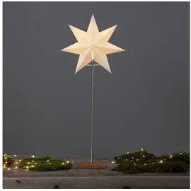 Star Trading Papierstern Tott 80 cm Weiß/Braun