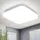 ZMH Deckenlampe 1-flg. 22 cm eckig weiß