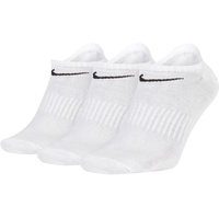 Nike Everyday Lightweight No-Show-Trainingssocken White/Black 38-42