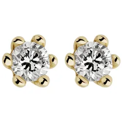 Orolino Ohrringe 585/- Gold Brillant weiß 0.1000 Karat   Damen 