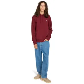 Element Icon Embroidery Hoodie Rot XS