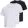 Organic 3 Pack Kurzarm-T-Shirt Black Pack 2 White 1 Black M