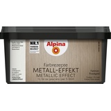 Alpina Farbrezepte METALL-EFFEKT Roségold 1 l Metallic-Wandfarbe für faszinierende Roségold-Optik