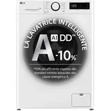 LG AI DD F4R3010NSWW Waschmaschine Klasse A -10%, Frontlader Serie R3, Waschmaschine 10kg, 1400 Umdrehungen, AIWash, Dampfreinigung, Direct Drive-Motor, Smart Diagnosis, Freistehend, Weiß