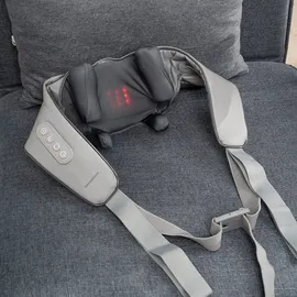 InnovaGoods Wiederaufladbares 6D-Nacken- und Rückenmassagegerät Silax