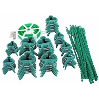 Jardinion Pflanzenclip Set 61-teilig Grün Pflanzen Rankhilfe
