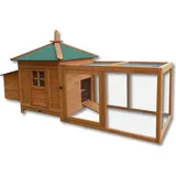 Wiltec Nagerhaus 1650x735x980mm Hasenstall Hühnerstall Nistkasten, Kleintierhaus Gehege