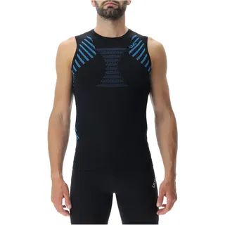 UYN Running Ultra1 ärmelloses Laufshirt Herren black/atlantic/atlantic XL
