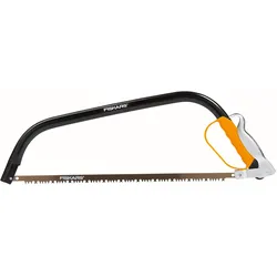 Fiskars Bügelsäge 21" | 24" inklusive Sägeblatt | für feuchtes Holz geeignet | Holzsäge