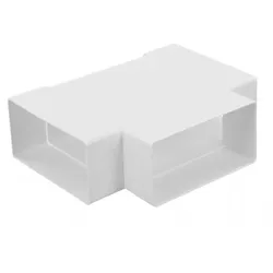 Flachkanal T-Stück Kanal 110x55mm 90° Bogen airRoxy 7785