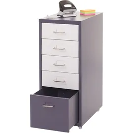 MCW Preston Rollcontainer 69 x 28 x 41 cm dunkelgrau