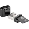 Kartenlesegerät USB 2.0 zum Lesen von Micro SD Speicherkartenformaten, liest Micro SD, Micro SDHC, Micro SDXC und T-Flash Serie Speic