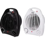 Lex Heizlüfter mit Ventilatorfunktion 2000W, Farbe:Weiß - Weiß