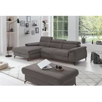 Cotta Ecksofa »Kitty L-Form«, Modern, L-Form, Bodenfreiheit 12,5 cm grau