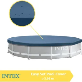 Intex Abdeckplane für Frame Pool 366 cm blau 28031