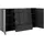manjana möbel Sideboard Style 180 x 98,7 x 40 cm Anthrazit