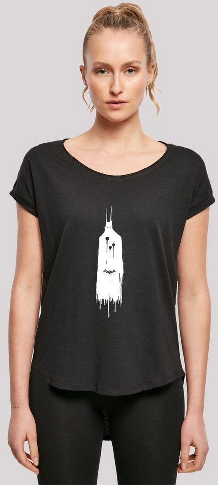 F4NT4STIC T-Shirt DC Comics Batman Arkham Knight Ghost Print schwarz S