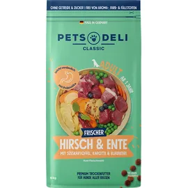 PETS DELI Trockenfutter Ente & Hirsch 6 kg