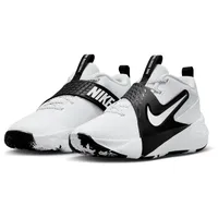 Nike Team Hustle D, Basketballschuhe Kinder 101 - white/white-black 37.5