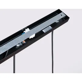 Sollux Lighting Karbon 3-flg. 45 cm schwarz Metall