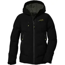 KILLTEC Jungen Steppjacke/Winterjacke mit Kapuze KOW 374 BYS QLTD JCKT, schwarz, 140, 42167-000