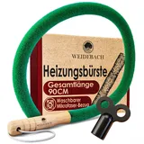 WEIDEBACH Heizkörperbürste V. 2.0, 90cm Gesamtlänge / 75cm Bürste aus Mikrofaser, Heizkörper Reinigungsbürste tierhaarfrei, Heizkörperbürste kommt in jeden Winkel, stabile & Flexible Heizungsbürste