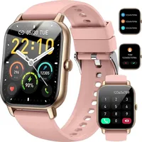 JUNG Nerunsa Smartwatch Damen & Herren Fitnessuhr, mit Bluetooth Smartwatch (4,69 cm/1,85 Zoll) mit Telefon Funktion, 100+ Trainingsmodi)