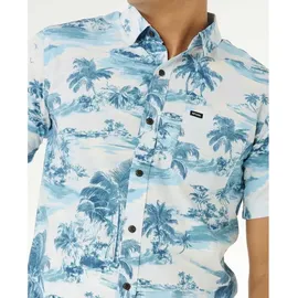 Rip Curl Kurzarmhemd Glacier Blue M