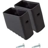 Krause Monto Lockenfüße schwarz 40 x 20 mm