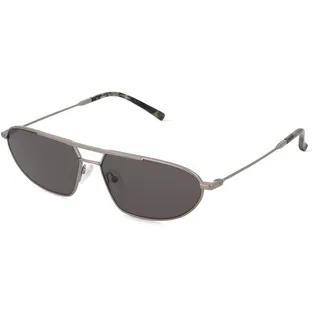 Fielmann BD 572 SUN FA BILLY Herren-Sonnenbrille Vollrand Schmal Edelstahl-Gestell, grau