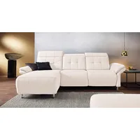 PLACES OF STYLE Ecksofa »Manhattan L-Form«, 2 Sitze mit elektrischer Relaxfunktion, verstellbare Armlehnen