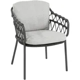 4 Seasons Outdoor 4Seasons Calpi Dining Sessel 61,5 x 66 x 79 cm anthrazit 2 St.