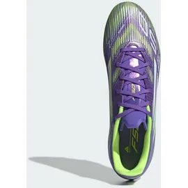 adidas F50 League FG/MG Herren Purple Rush/Cloud White/Lucid Lemon 39 1/3