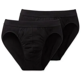SCHIESSER Authentic Slip schwarz S 2er Pack