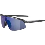 Alpina Turbo Pro S Q-Lite black matt mirror blue (32) one size