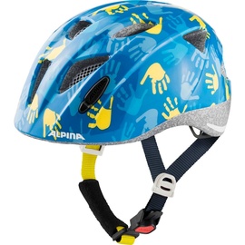 Alpina Kinder-Helm Ximo blue hands gloss