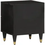 vidaXL Nachtschrank 40 x 33 x 46 cm Schwarz