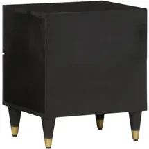 vidaXL Nachtschrank 40 x 33 x 46 cm Schwarz