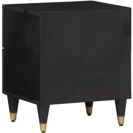 vidaXL Nachtschrank 40 x 33 x 46 cm Schwarz
