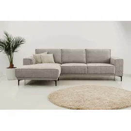 OTTO home Eckcouch Mikrofaser 2-Sitzer Grau