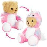 brubies Teddy Einhorn - 25 cm Teddybär im Einhornkostüm mit Kapuze - Plüschtier für kuschelige Abenteuer - Kuscheltier Geschenk für Kinder
