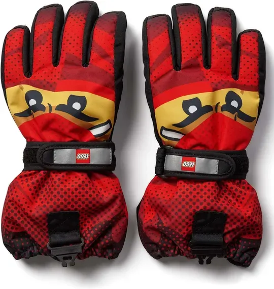 LEGO Kinderbekleidung Handschuhe LWAGAN 807 Red 122/128