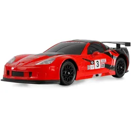 AMEWI RC-Auto Corvette C6.R Drift Car 1:18 RTF rot
