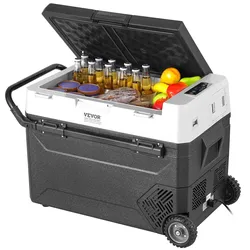 VEVOR Tragbarer Autokühlschrank Gefrierfach Kompressor 60L Einzelzone Auto