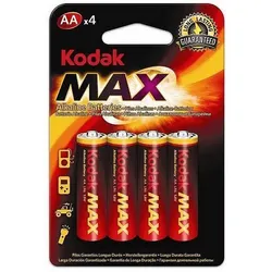 Kodak Alkaline Max LR6 AA BL4