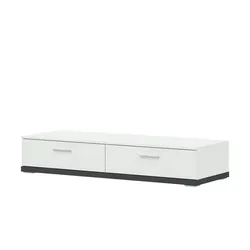 Primo Lowboard  Titan ¦ weiß ¦ Maße (cm): B: 141 H: 27 T: 50.0